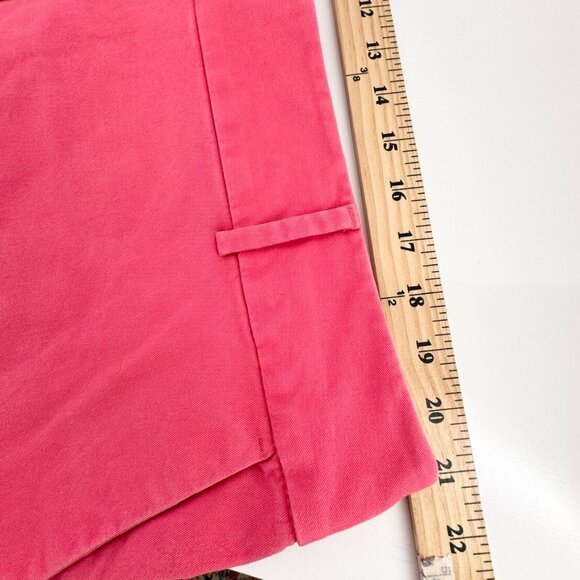 Loft Womens Shorts 18 Riviera Chino Solid Pink Preppy Casual Summer - Picture 8 of 13